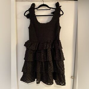 Black Tiered Dress XL
